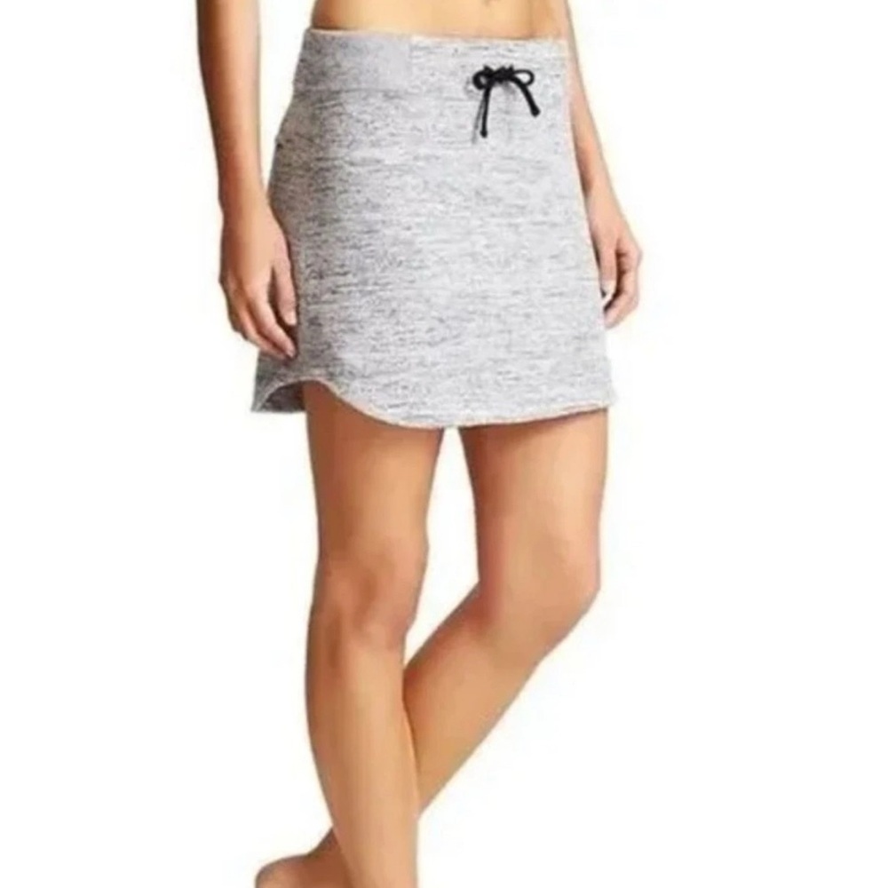 Women’s Athleta Downplay Drawstring Heathered Athletic Skirt Large